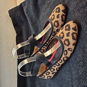 Antonio Melani Washable Leopard Print Ballet Flats New Size 6.5